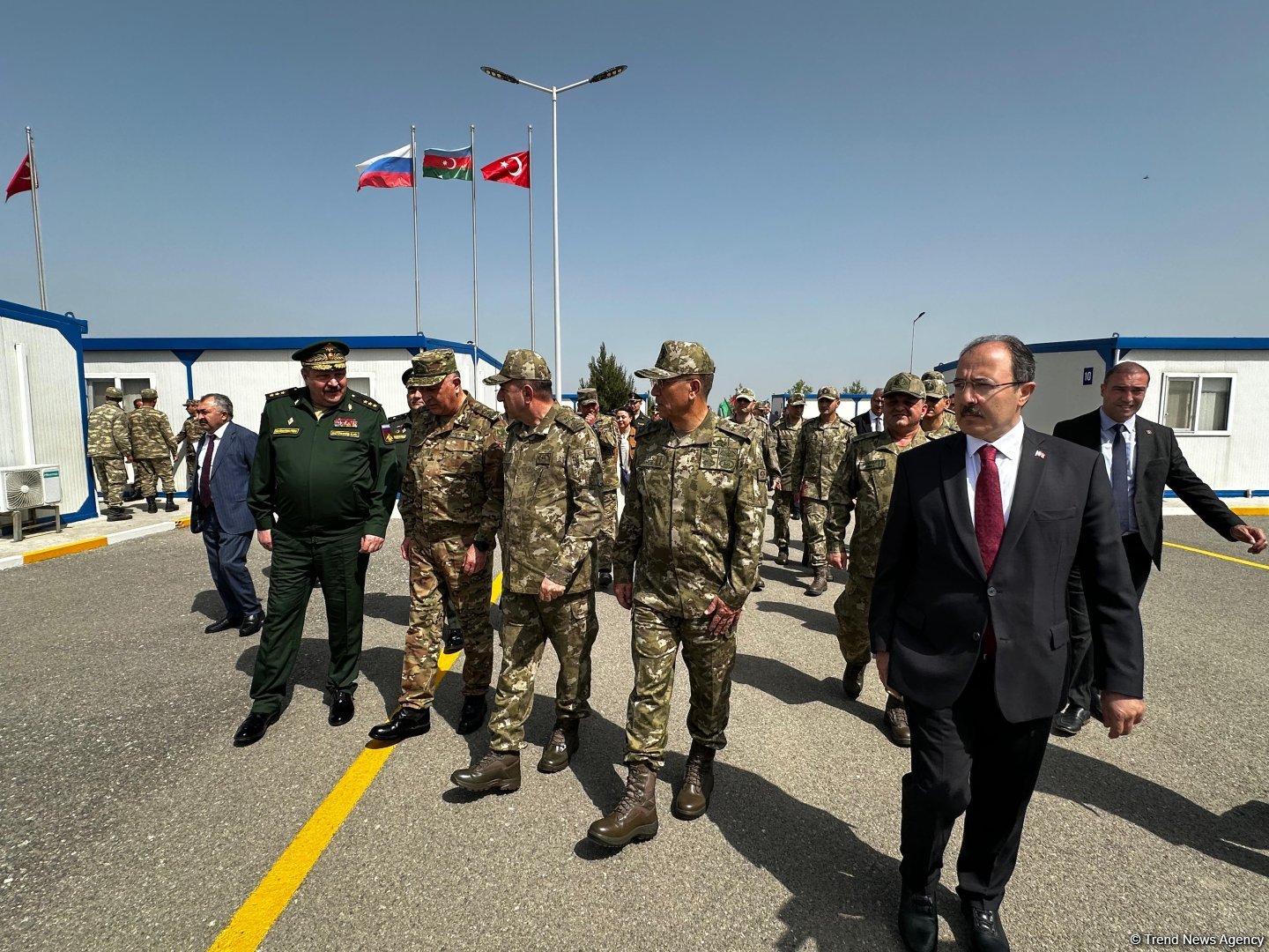 Ağdamdakı Türkiyə-Rusiya Birgə Monitorinq Mərkəzinin bağlanış mərasimi keçirilib (FOTO/VİDEO) (YENİLƏNİB)