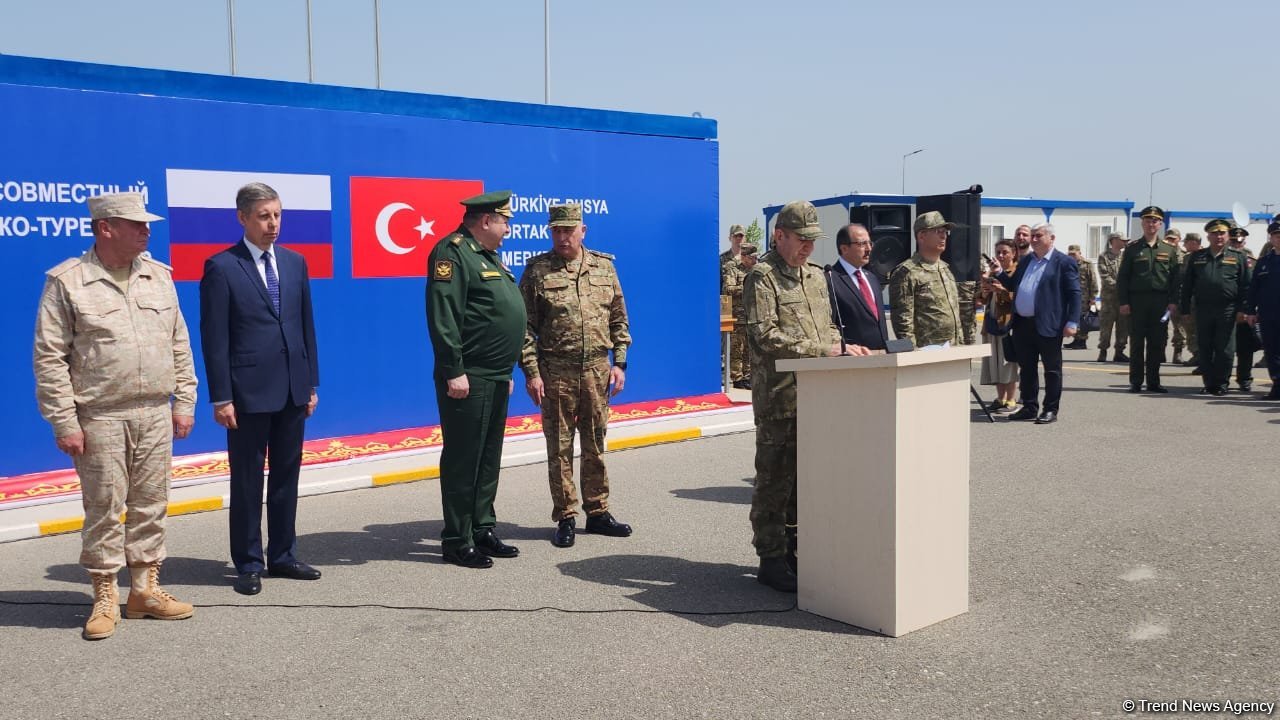 Ağdamdakı Türkiyə-Rusiya Birgə Monitorinq Mərkəzinin bağlanış mərasimi keçirilib (FOTO/VİDEO) (YENİLƏNİB)