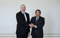 Prezident İlham Əliyev Malayziyanın Parlament Senatının prezidentini qəbul edib (FOTO) (YENİLƏNİB)
