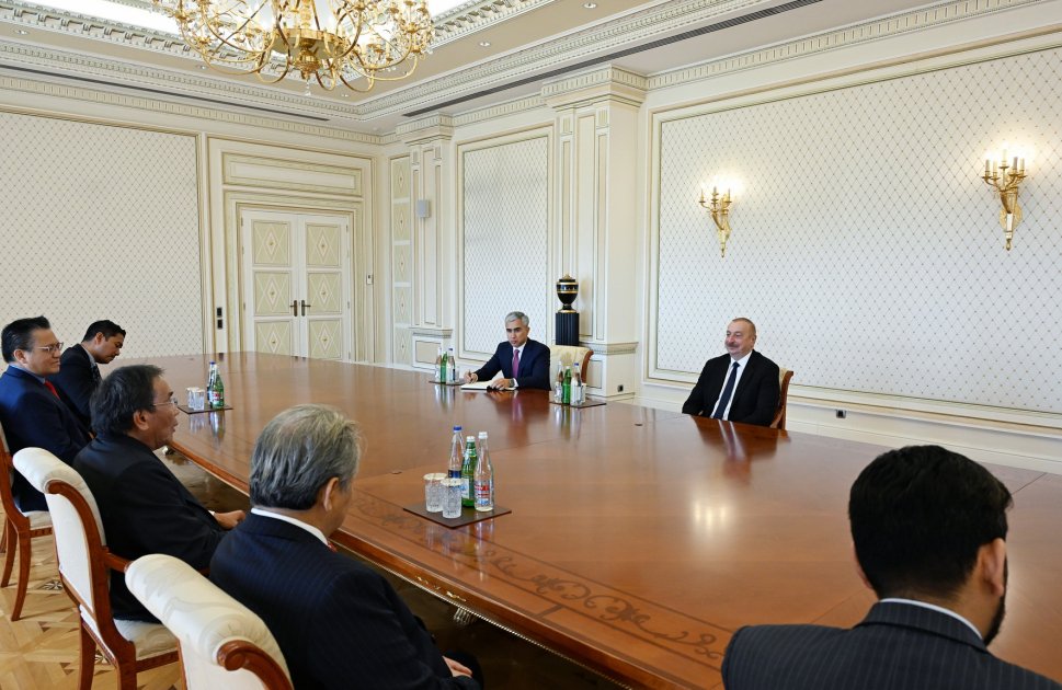 Prezident İlham Əliyev Malayziyanın Parlament Senatının prezidentini qəbul edib (FOTO) (YENİLƏNİB)