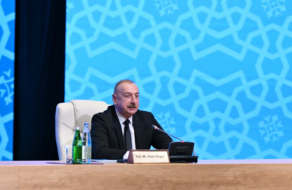 Prezident İlham Əliyev VI Ümumdünya Mədəniyyətlərarası Dialoq Forumunun açılış mərasimində iştirak edib (FOTO/VİDEO) (YENİLƏNİB)