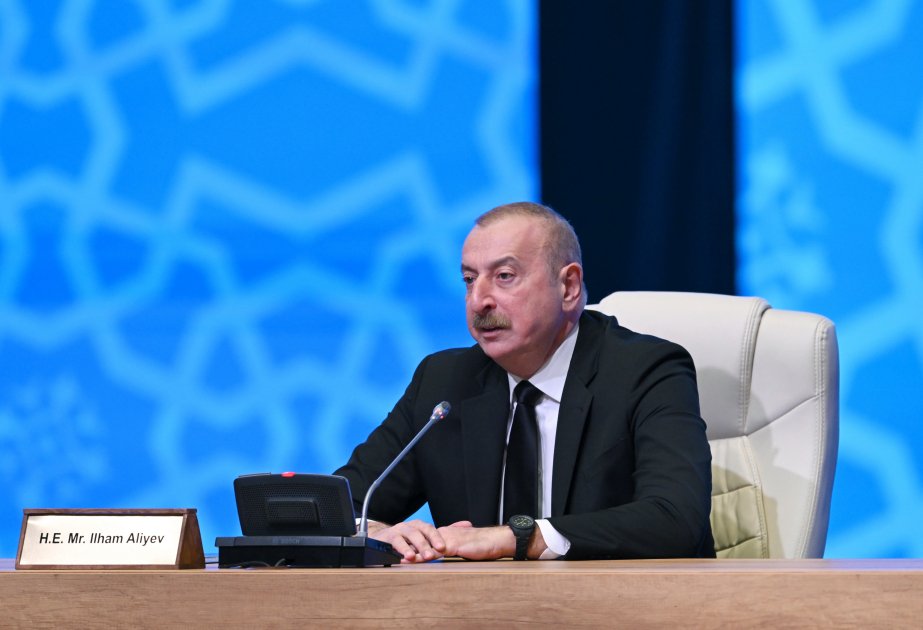 Prezident İlham Əliyev VI Ümumdünya Mədəniyyətlərarası Dialoq Forumunun açılış mərasimində iştirak edib (FOTO/VİDEO) (YENİLƏNİB)