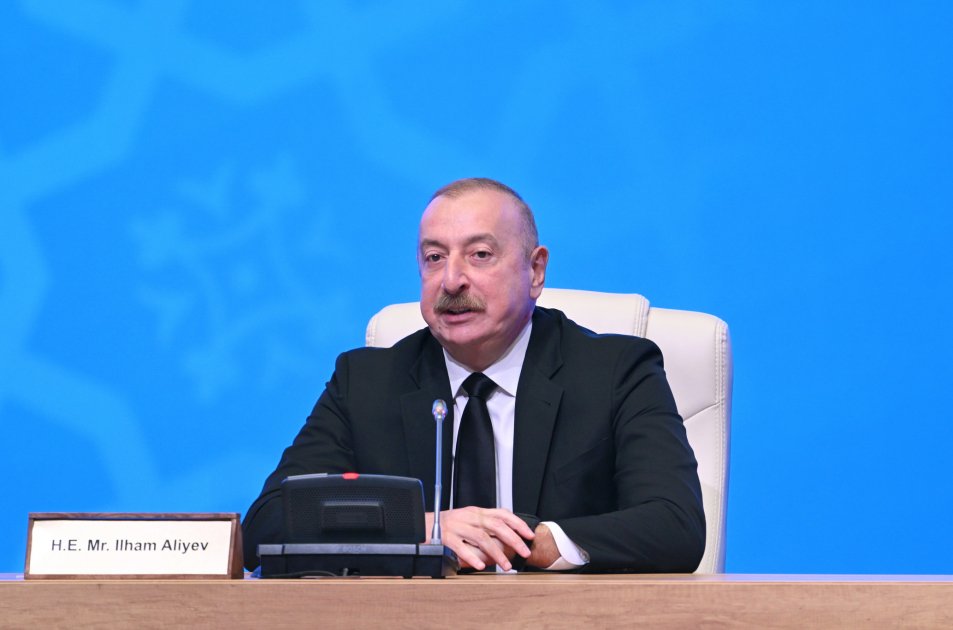 Prezident İlham Əliyev VI Ümumdünya Mədəniyyətlərarası Dialoq Forumunun açılış mərasimində iştirak edib (FOTO/VİDEO) (YENİLƏNİB)