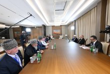 Prezident İlham Əliyev Rusiyanın Şimali Qafqaz regionunun müftilərindən ibarət nümayəndə heyətini qəbul edib (FOTO/VİDEO) (YENİLƏNİB)
