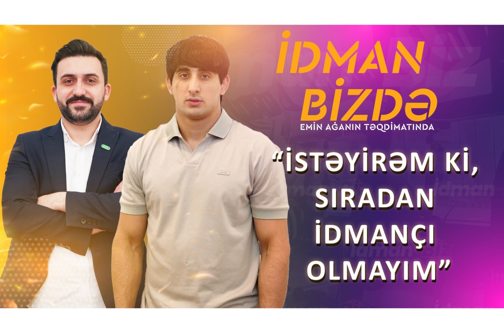 Pik formamı Olimpiadada görəcəksiniz - Elcan Hacıyev (FOTO/VİDEO)