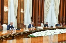 Özbəkistan prezidenti Azərbaycan nümayəndə heyətini qəbul edib (FOTO)