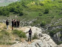 Beynəlxalq səyyahlar Cıdır düzündə (FOTO)