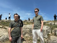 Beynəlxalq səyyahlar Cıdır düzündə (FOTO)