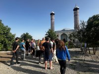 Norveç səyahətçiləri Qarabağ və Şərqi Zəngəzura səfəri çərçivəsində Ağdama gəlib (FOTO)