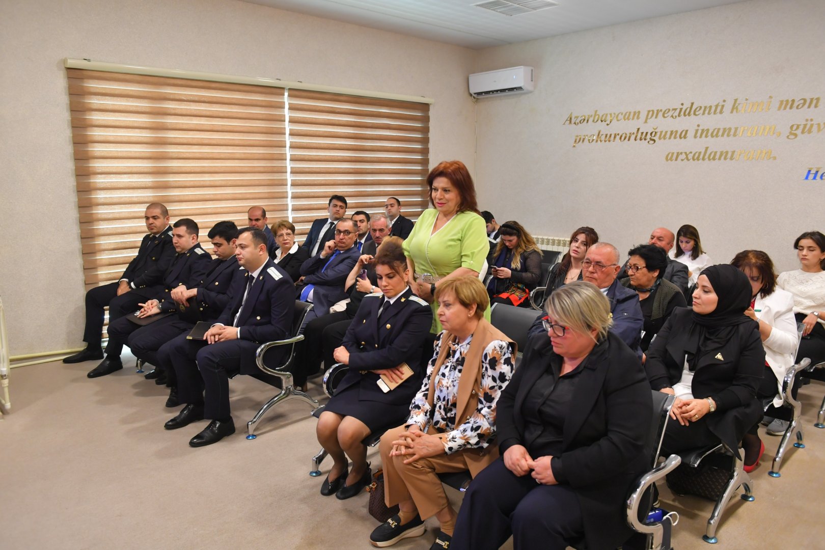Xətai rayon prokurorluğunda “Yaşıl dünya üçün hüquqi yeniliklər” adlı tədbir keçirilib (FOTO)
