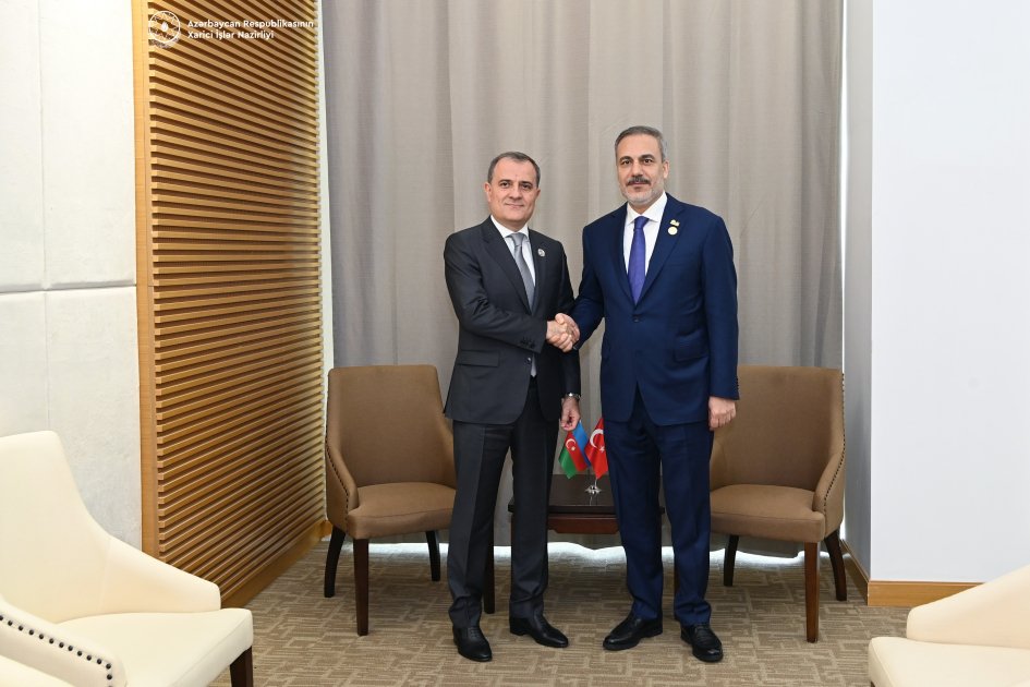 Ceyhun Bayramov Hakan Fidanla görüşdü (YENİLƏNİB) (FOTO)