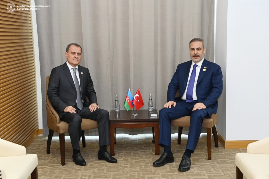 Ceyhun Bayramov Hakan Fidanla görüşdü (YENİLƏNİB) (FOTO)