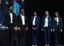 Bakıda keçirilən bədii gimnastika üzrə Avropa Kubokunun ilk qalibləri mükafatlandırılıblar (FOTO)