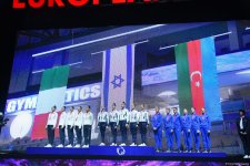 Bakıda keçirilən bədii gimnastika üzrə Avropa Kubokunun ilk qalibləri mükafatlandırılıblar (FOTO)