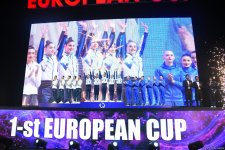 Bakıda keçirilən bədii gimnastika üzrə Avropa Kubokunun ilk qalibləri mükafatlandırılıblar (FOTO)