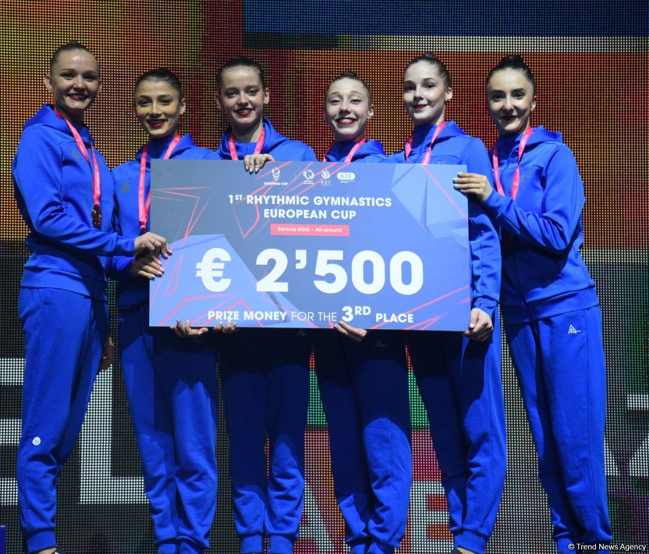 Bakıda keçirilən bədii gimnastika üzrə Avropa Kubokunun ilk qalibləri mükafatlandırılıblar (FOTO)