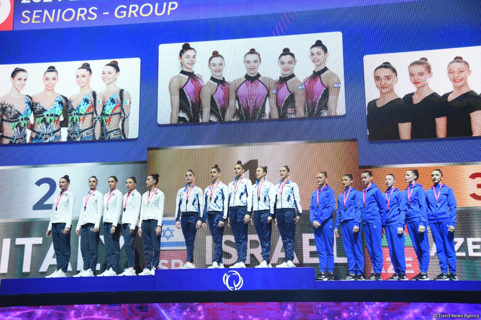 Bakıda keçirilən bədii gimnastika üzrə Avropa Kubokunun ilk qalibləri mükafatlandırılıblar (FOTO)