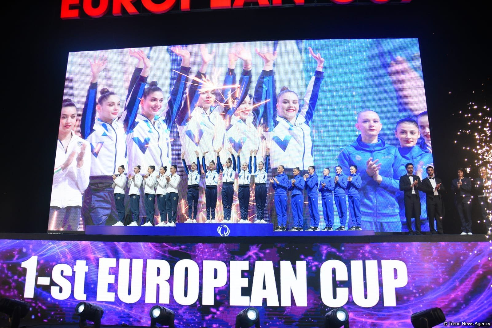Bakıda keçirilən bədii gimnastika üzrə Avropa Kubokunun ilk qalibləri mükafatlandırılıblar (FOTO)