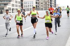 Heydər Əliyev Fondunun təşəbbüsü ilə keçirilən “Bakı marafonu 2024” başa çatdı (FOTO)