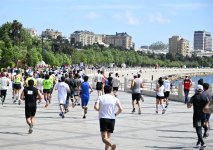 Heydər Əliyev Fondunun təşəbbüsü ilə keçirilən “Bakı marafonu 2024” başa çatdı (FOTO)