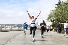 Heydər Əliyev Fondunun təşəbbüsü ilə keçirilən “Bakı marafonu 2024” başa çatdı (FOTO)