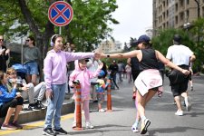 Heydər Əliyev Fondunun təşəbbüsü ilə keçirilən “Bakı marafonu 2024” başa çatdı (FOTO)
