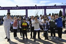 Heydər Əliyev Fondunun təşəbbüsü ilə keçirilən “Bakı marafonu 2024” başa çatdı (FOTO)
