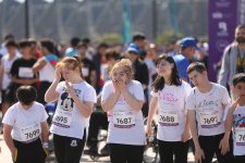 Heydər Əliyev Fondunun təşəbbüsü ilə keçirilən “Bakı marafonu 2024” başa çatdı (FOTO)