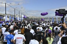 Heydər Əliyev Fondunun təşəbbüsü ilə keçirilən “Bakı marafonu 2024” başa çatdı (FOTO)