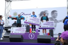 Heydər Əliyev Fondunun təşəbbüsü ilə keçirilən “Bakı marafonu 2024” başa çatdı (FOTO)