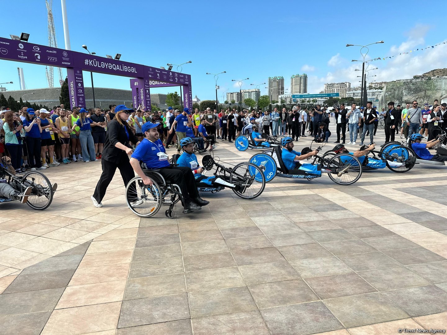 Heydər Əliyev Fondunun təşəbbüsü ilə “Bakı Marafonu 2024” keçirilir (FOTO)