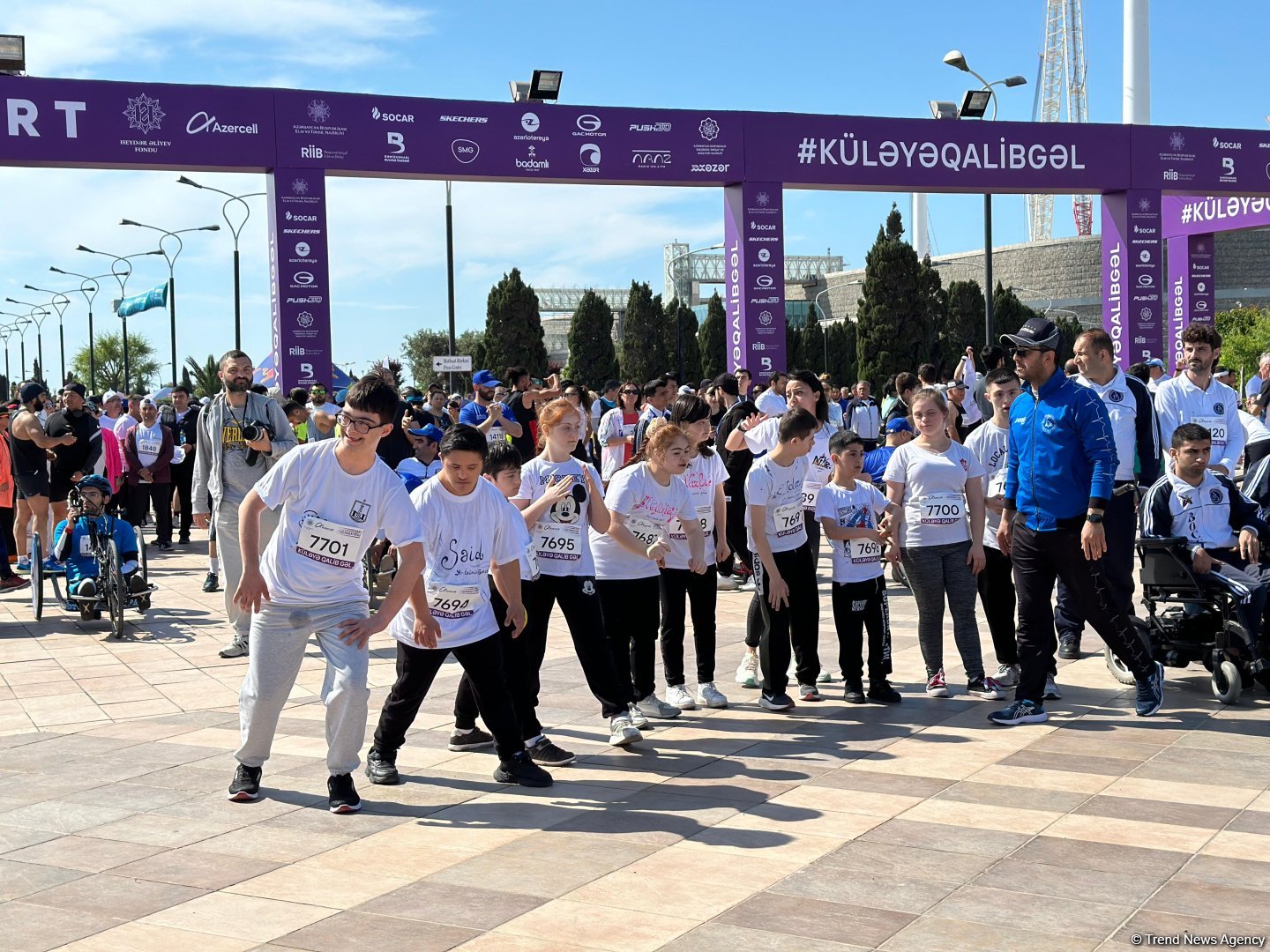 Heydər Əliyev Fondunun təşəbbüsü ilə “Bakı Marafonu 2024” keçirilir (FOTO)