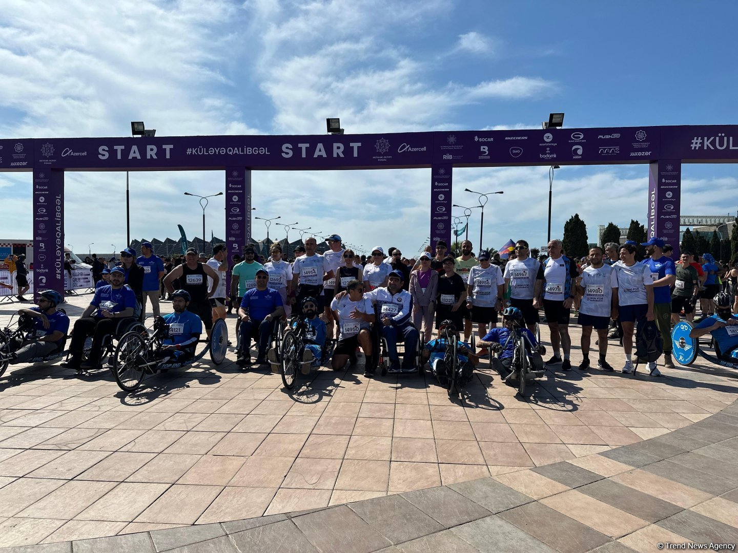 Heydər Əliyev Fondunun təşəbbüsü ilə “Bakı Marafonu 2024” keçirilir (FOTO)