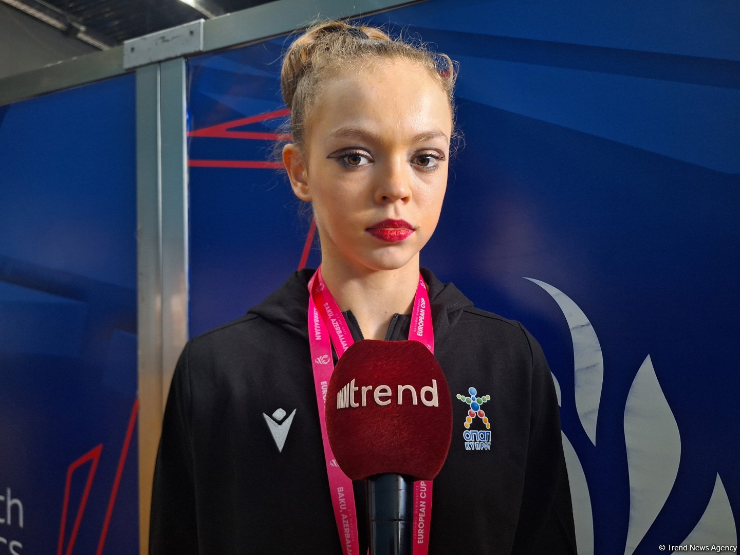 Bakıda keçirilən Avropa kuboku genişmiqyaslı yarışdır - Kiprdən olan gimnast