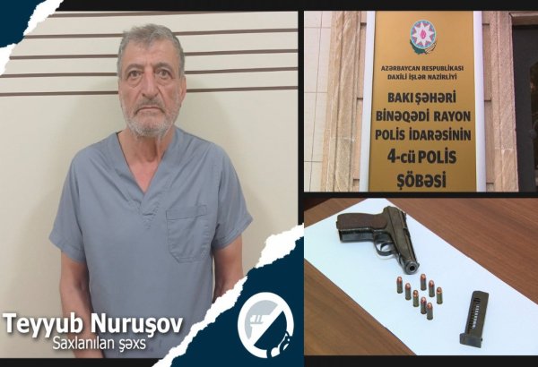 “Makarov” tapançası satmaq istəyən şəxs saxlanıldı