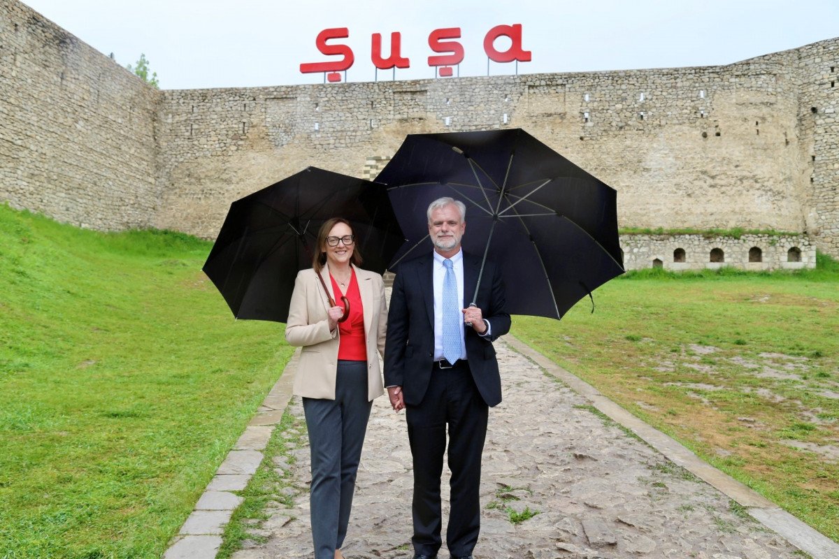 ABŞ səfiri Şuşaya getdi (FOTO)