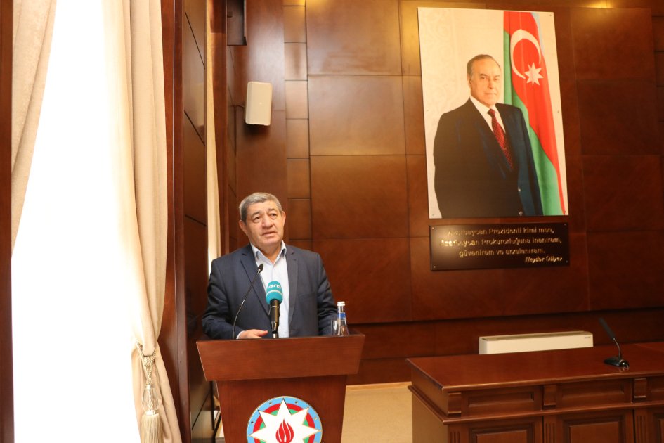 Hərbi Prokurorluqda Ümummilli Liderin anadan olmasının 101-ci ildönümü münasibətilə tədbir keçirilib (FOTO)