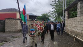 Birinci Qarabağ müharibəsi şəhidi Xaçmazda dəfn olundu (FOTO)
