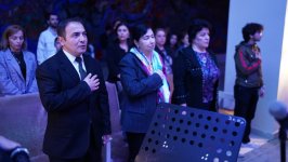 Gəncə Dövlət Filarmoniyasında "Urbanda görüşərik" layihəsi çərçivəsində Əhməd Cavad yad edilib (FOTO)
