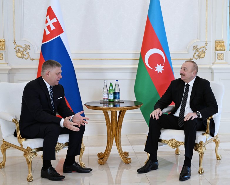 Prezident İlham Əliyevin Slovakiyanın Baş naziri ilə təkbətək görüşü olub (FOTO/VİDEO) (YENİLƏNİB)