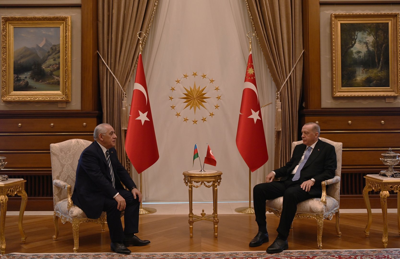 Əli Əsədov Rəcəb Tayyib Ərdoğanla görüşüb (FOTO)