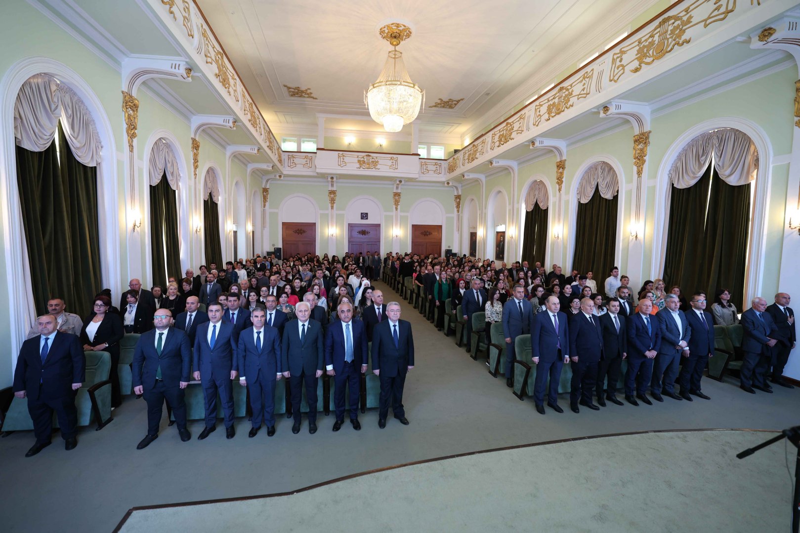 UNEC-də Ulu Öndər Heydər Əliyevin 101-ci ildönümü qeyd olunub (FOTO)