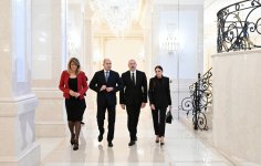 Prezident İlham Əliyevin və Birinci xanım Mehriban Əliyevanın adından Rumen Radev və xanımının şərəfinə rəsmi nahar verilib (FOTO/VİDEO)