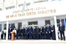 Xətai rayonunda Milli Qəhrəman İlqar Mirzəyevin büstünün açılışı olub (FOTO)