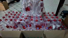 Saxta spirtli içkilər hazırlayan dəstə üzvləri saxlanılıblar (FOTO)
