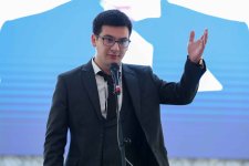 UNEC-də Ulu Öndər Heydər Əliyevin 101-ci ildönümü qeyd olunub (FOTO)