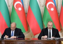 Bakıda Azərbaycan-Bolqarıstan sənədlərinin imzalanması mərasimi olub (FOTO/VİDEO) (YENİLƏNİB)