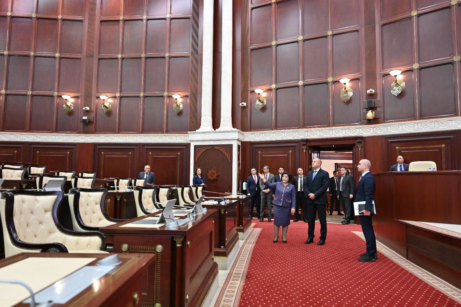 Milli Məclisin sədri ilə Bolqarıstan Prezidenti arasında görüş keçirilib (FOTO)