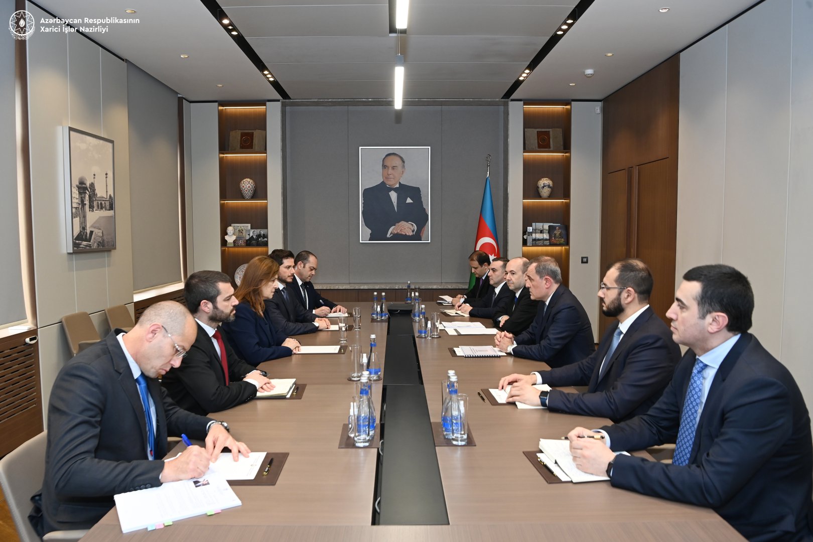 Ceyhun Bayramov İsrail XİN-in siyasi direktoru ilə görüşdü (FOTO)