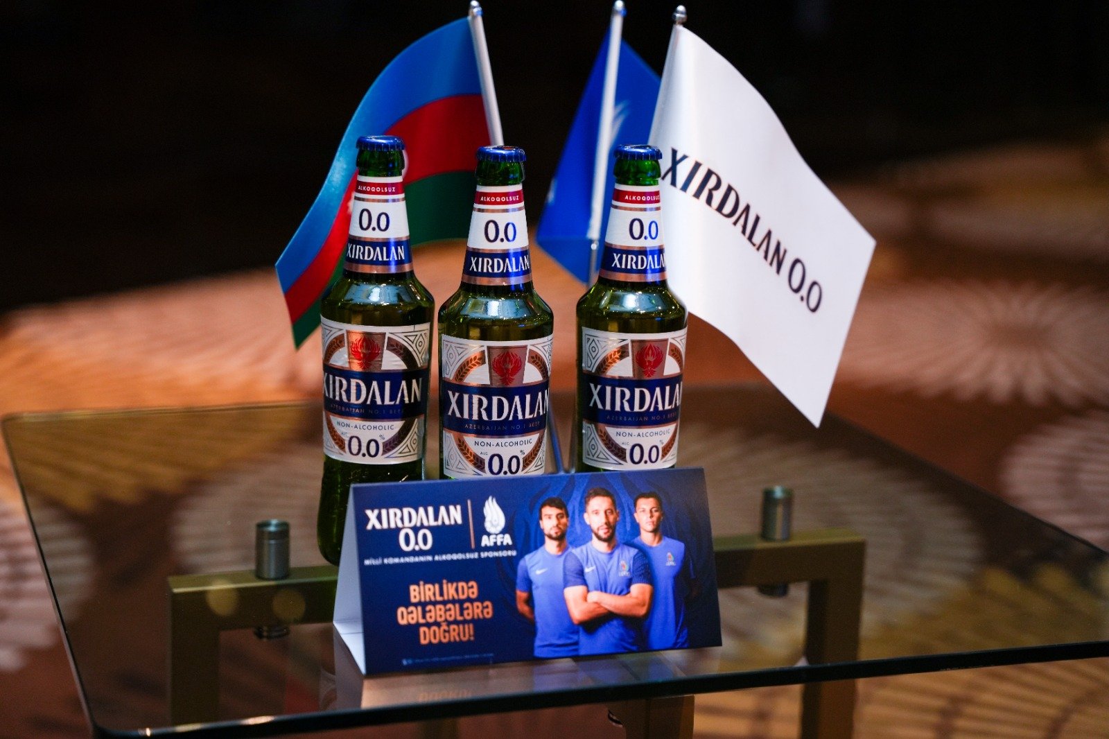 Xırdalan 0.0 Futbol Millisinin alkoqolsuz sponsoru oldu (FOTO)